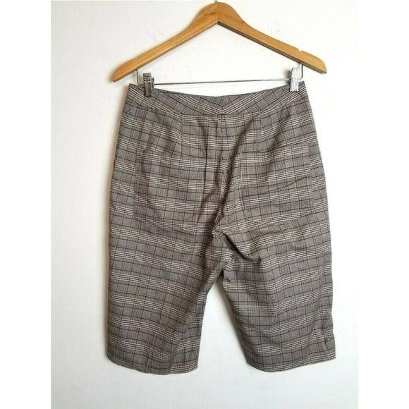 NWOT Rebecca Taylor Shorts XS-S Plaid Bermuda - Picture 5 of 7